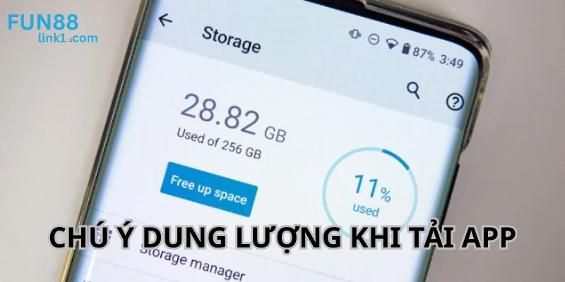 App Tài Xỉu Online - Cách Tải Về Thiết Bị Di Động Nhanh Nhất 4 Chú ý dung lượng điện thoại còn đủ để tải App Tài Xỉu.